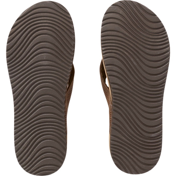 Rip Curl Mens Chiba 2.0 Bloom Open Toe Flip Flops 1BYMOT - Brown / Tan